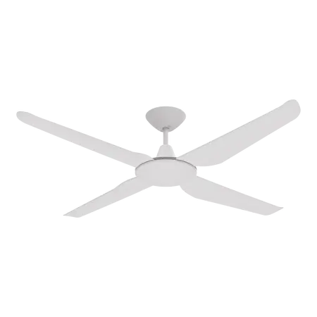 Motion 52 Inch 1320mm DC Ceiling Fan 4 Blade White Domus