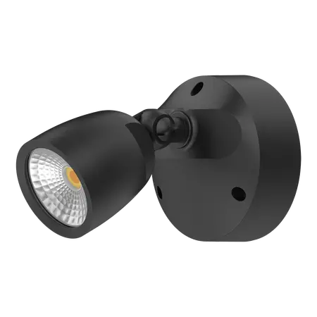 Muro-Eco-10 LED Exterior Spotlight 10W Non-Sensor Black Domus