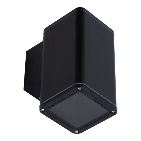 Piper-Pro-1 Exterior Wall Light Square 10W E27 IP65 Black Domus