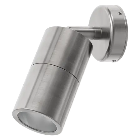 Shadow Outdoor Wall Light Single Adjustable Stainless Steel Domus