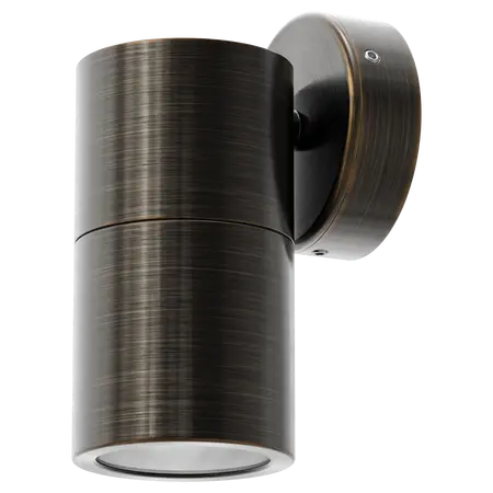 Shadow Exterior Wall Light 1 Light 12V MR16 Bronze Domus