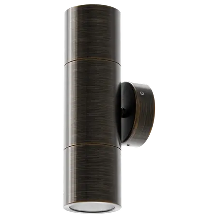 Shadow Exterior Wall Light 2 Light 12V MR16 Bronze Domus