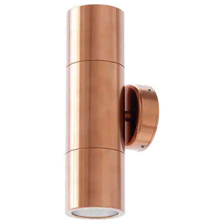 Shadow Exterior Wall Light 2 Light 12V MR16 Copper Domus