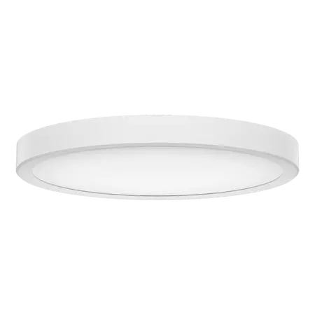 Slenda Round LED Oyster Ceiling Light 250mm 8/13W White Domus