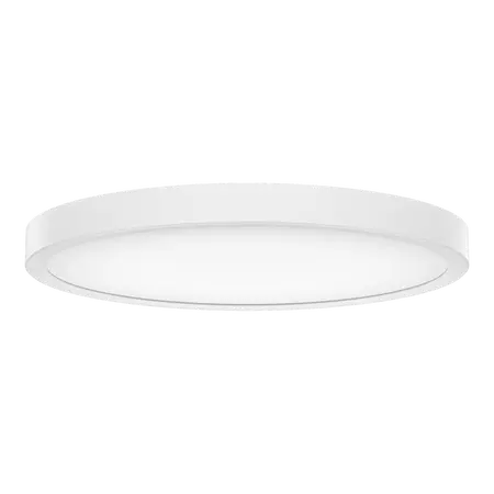 Slenda Round LED Oyster Ceiling Light 300mm 12/18W White Domus