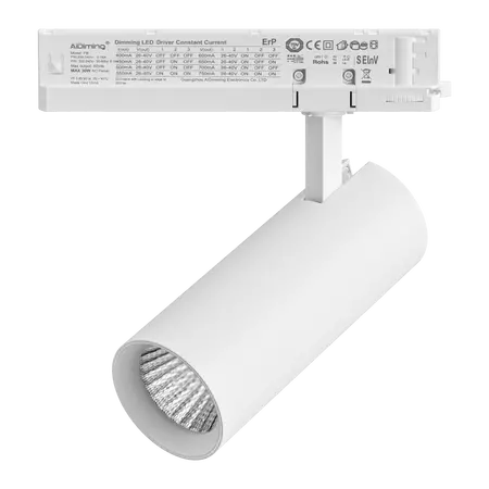 Thor-Pro LED Track Light 23W Tri-Colour Dimmable White Domus