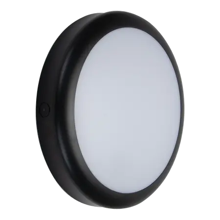 Versa-300 Round Bunker Light Plain IP65 240V Black Domus