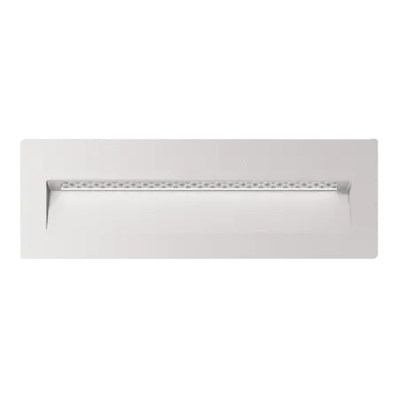 Zac-Pro 8 Recessed Rectangular LED Step Light 8W 24V White Domus