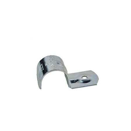 20mm Metal Half Saddle 6mm Hole ( 100 Pieces )