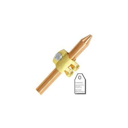 Earth Rod 1.4 Meter with Brass Clip