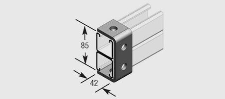 E1044 U Fitting HDG