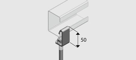 EPC10 Beam Clamp for M10 Threaded Rod ZP
