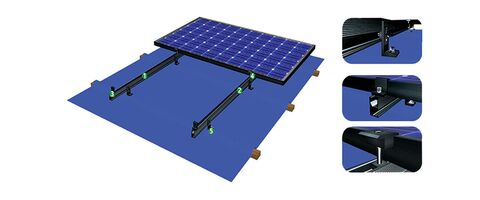EXCLUDING RAIL Mibet 10 panel Tin Kit 30/35mm All Black for 3.6m Rail (01-SJM10TINAB)