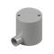 20mm Grey PVC 1-Way Deep Junction Box