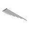 450 x 7.6mm Black Nylon Cable Ties - 100 Pack