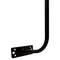 1.84m Curved Fascia Mount (200mm Protrusion) - Stainless Steel with Matt Black Powder Coating