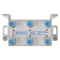 4 Way 16dB High Isolation Tap for MATV, TDT and Satellite