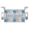4 Way 20dB High Isolation Tap for MATV, TDT and Satellite