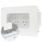 Recessed Wall Point with Built-in Cable Management System