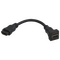 HDMI® Insert (Black) to HDMI® Female Short Cable (10 Pack)