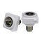 IEC (PAL) Female to 'F' Female Wall Plate Insert (20 Pack)