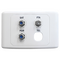 Satellite/FTA/PDR Outlet Plate