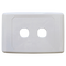 2 Way Outlet Plate including 1 Blank Insert