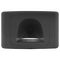 Outlet Plate with Reverse Bull Nose (Black)