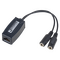 RJ45 Socket to 2x 3.5mm Socket (Mini Jack) IR Adaptor