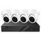 PoE Security Kit with 8CH 2TB AI NVR and 4 Dome Cameras