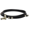 2m RG6 Quad-shield Flylead with Adaptors