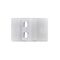 Puma -u00a0Plate Only Horizontal 2 Gang Angled Entries for Data Mechs Vandal Proof  x5 - PUPANG2GVP