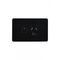 Puma - Power Point Switched 1 Gang, 15A 250V~  Black x10 - PUPP151GBK