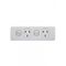 Puma -u00a0Power Point Switched 2 Gang, Skirting Mount, 10A 250V~  - PUPP2GSK