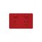 Puma - Power Point Double Pole Switched 2 Gang, 10A 250V~, Shuttered, Vandal Proof, RED  x10 - PUPP2GVPRD