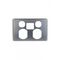 Puma - Power Point, USB Charger, Dual Fully Integrated Cover Brushed Aluminium  x16 - PUPP2USB2GCBA
