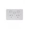 Puma - Power Point Switched 2 Gang Double Pole Shuttered 10A 250V with Extra Switch 10AX Double Pole Vandal Proof  x5 - PUPPSW2GVP