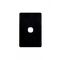 Puma - Switch Plate Vertical 1 Gang (Less Mech)  Black x10 - PUSWPV1GBK