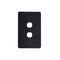 Puma - Switch Plate Vertical 2u00a0Gang Less Mech, Vandal Proof  White x10 - PUSWPV2GVP