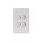 Puma - Switch Vertical 4 Gang 10AX/16A 250V Vandal Proof  x10 - PUSWV4GVP