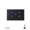 Clouded Leopard - Switch Horizontal 5u00a0Gang 16AX/20A 250V~  Matt White x5 - CLSW5GMW