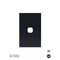 Clouded Leopard -u00a0Switch Plate Vertical 1 Gang (Less Mech)  Matt White x10 - CLSWPV1GMW