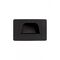 Brush Cable Management Recessed Plate White & Black  Black x10 - CODENBK