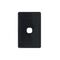 Cougar - Switch Plate Vertical 1 Gang (Less Mech)  Black x10 - COSWPV1GBK