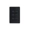 Cougar - Switch Vertical 6 Gang 10AX/16A 250V~  Black x5 - COSWV6GBK