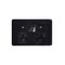 Flat Cat - Power Point Fully Integrated Dual USB Charger (Type A & C) Auto Switched  Black  x1 - FLPP2USBAUBK