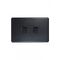 Flat Cat - Switch Horizontal 2 Gangu00a010AX/16A 250V~  Matt Black x10 - FLSW2GMBK