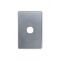 Flat Cat -u00a0Switch Vertical 1 Gang 10AX/16A 250V~  Brushed Aluminium Cover x10 - FLSWPV1GCBA