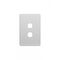 Flat Cat - Switch Vertical 2 Gang 10AX/16A 250V~  Replacement White Cover x10 - FLSWPV2GCO