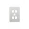 Flat Cat - Switch Vertical 5 Gang 10AX/16A 250V~  Replacement White Cover x5 - FLSWPV5GCO